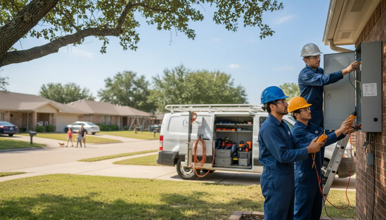 Certified electrician providing emergency electrical services in Morriston, FL